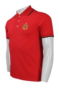 P850 Order Men's Short Sleeve Polo Shirt Group Customized Embroidered Logo Men's Short Sleeve Polo Shirt Hong Kong Firefighting Disciplined Force Activity Polo Shirt Manufacturer